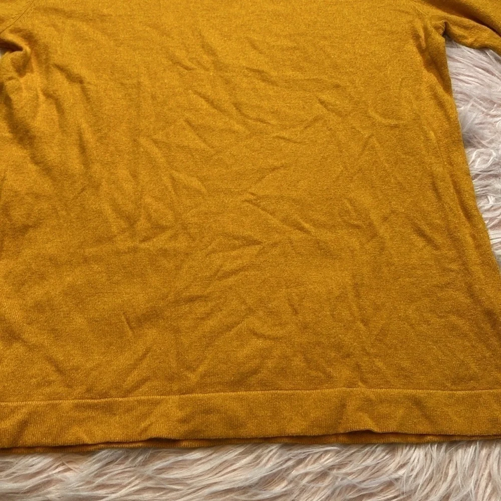 J. Crew Cotton Men's Rustic Yellow Crewneck Sweater